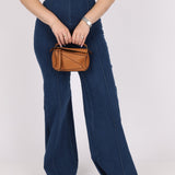 Loewe Grained Calfskin Cognac Mini Puzzle - FashioNica