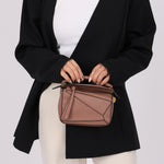 Loewe Grained Leather Mini Puzzle - FashioNica