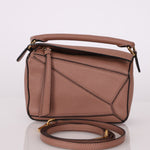 Loewe Grained Leather Mini Puzzle - FashioNica