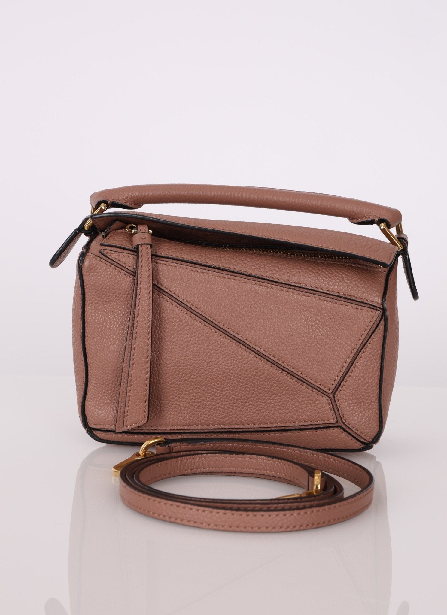 Loewe Grained Leather Mini Puzzle - FashioNica