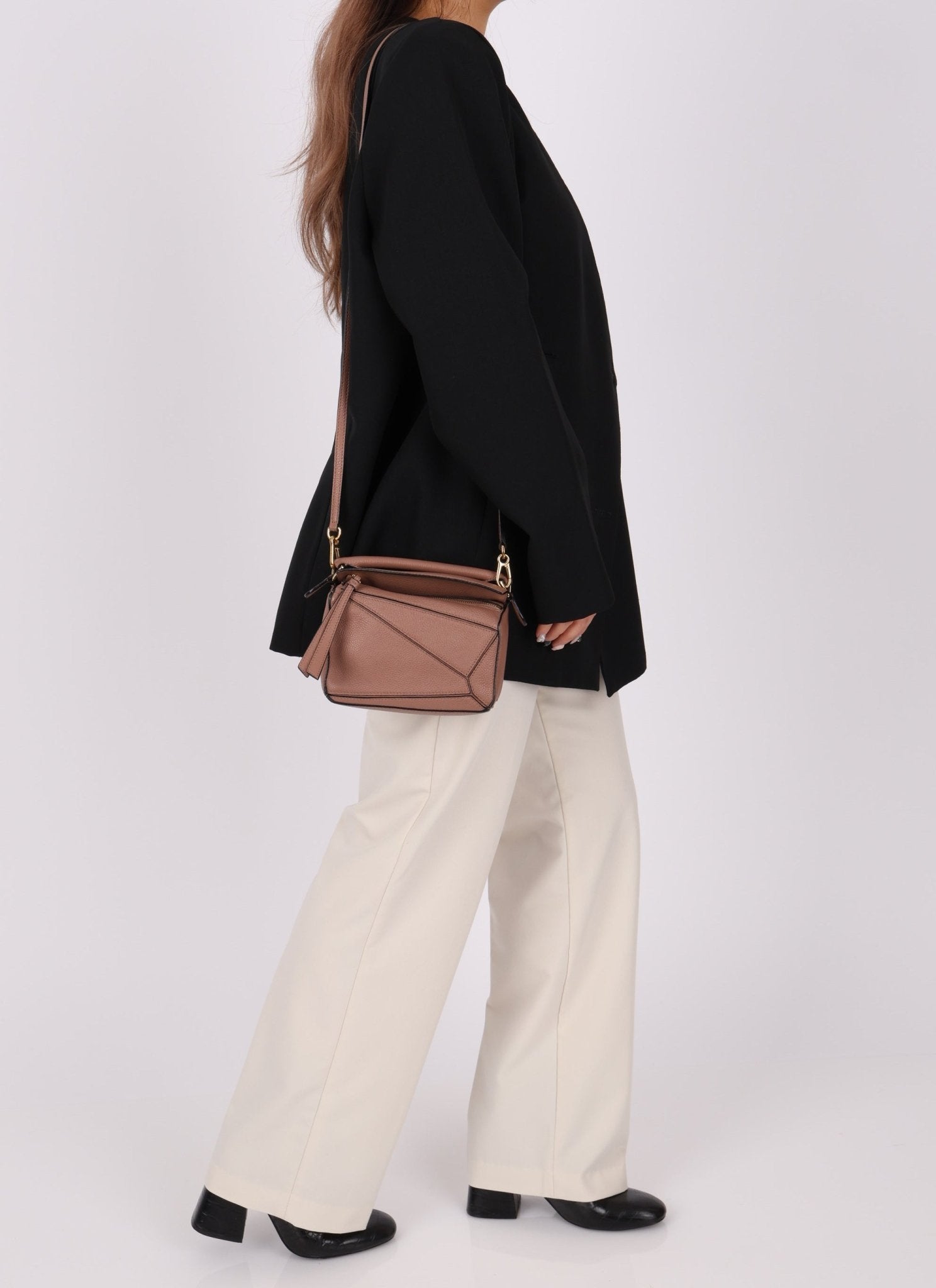 Loewe Grained Leather Mini Puzzle - FashioNica