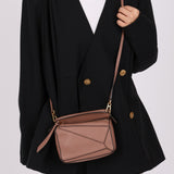 Loewe Grained Leather Mini Puzzle - FashioNica