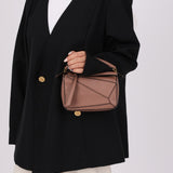 Loewe Grained Leather Mini Puzzle - FashioNica