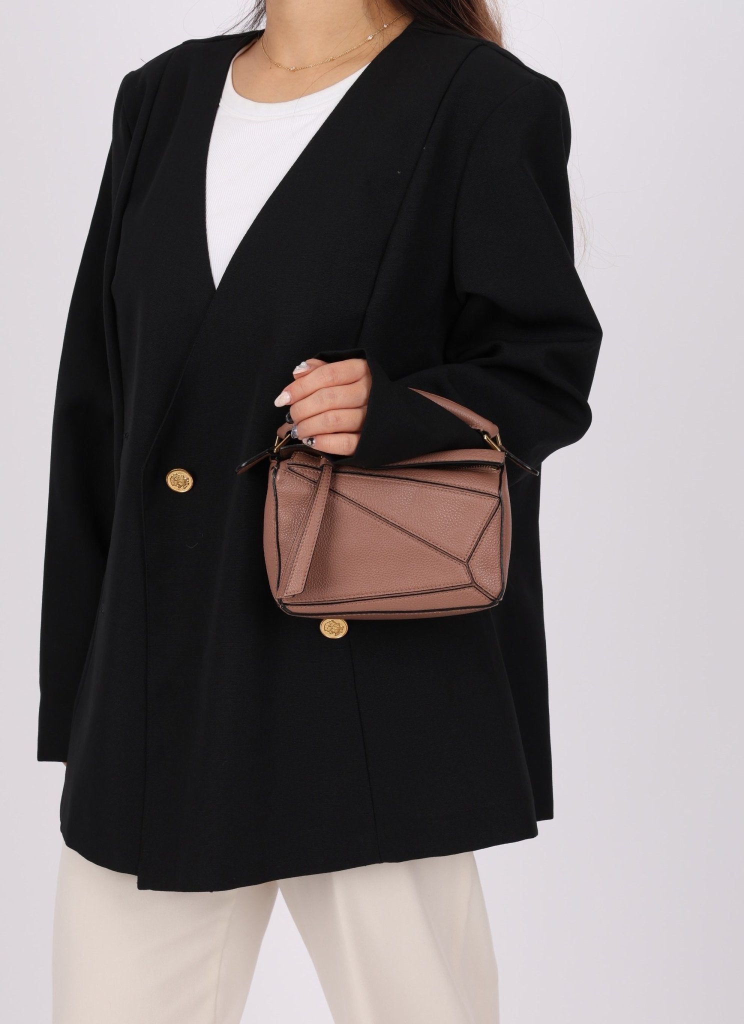 Loewe Grained Leather Mini Puzzle - FashioNica