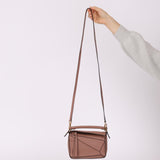 Loewe Grained Leather Mini Puzzle - FashioNica