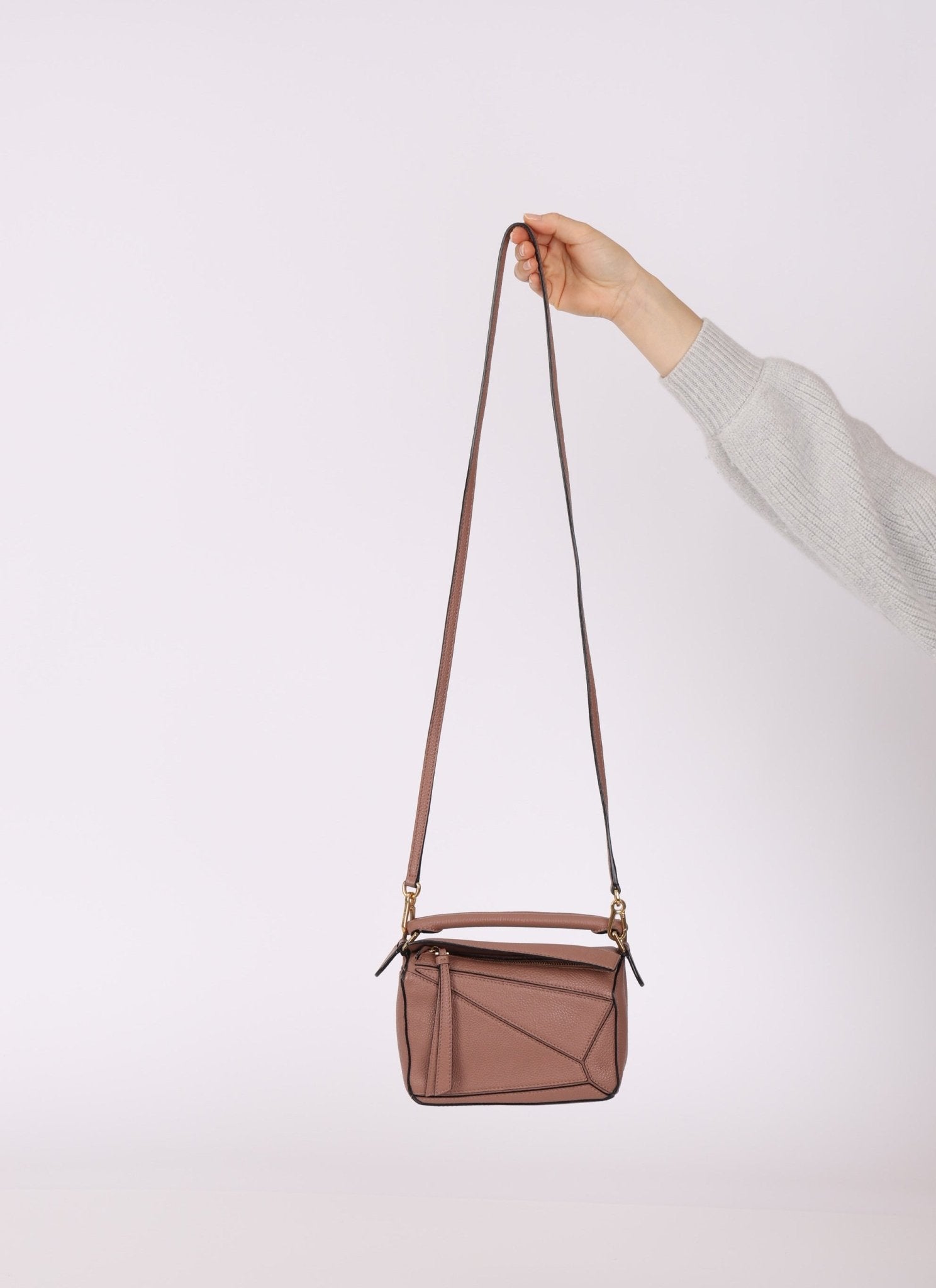 Loewe Grained Leather Mini Puzzle - FashioNica