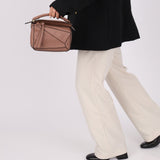 Loewe Grained Leather Mini Puzzle - FashioNica