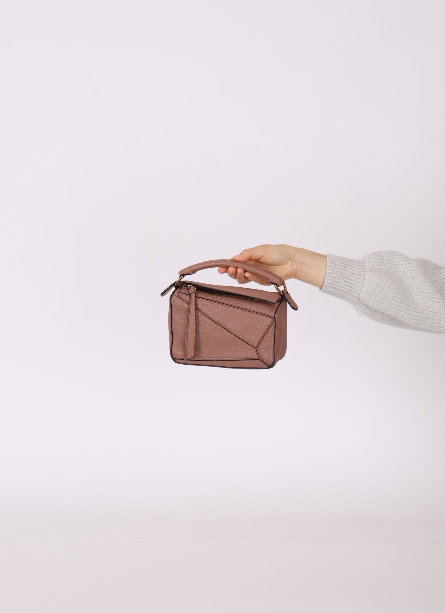 Loewe Grained Leather Mini Puzzle - FashioNica