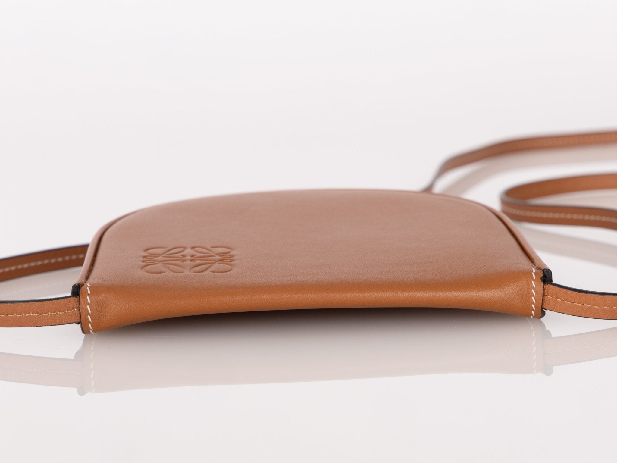 Loewe Leather Anagram Heel Mini Crossbody - FashioNica