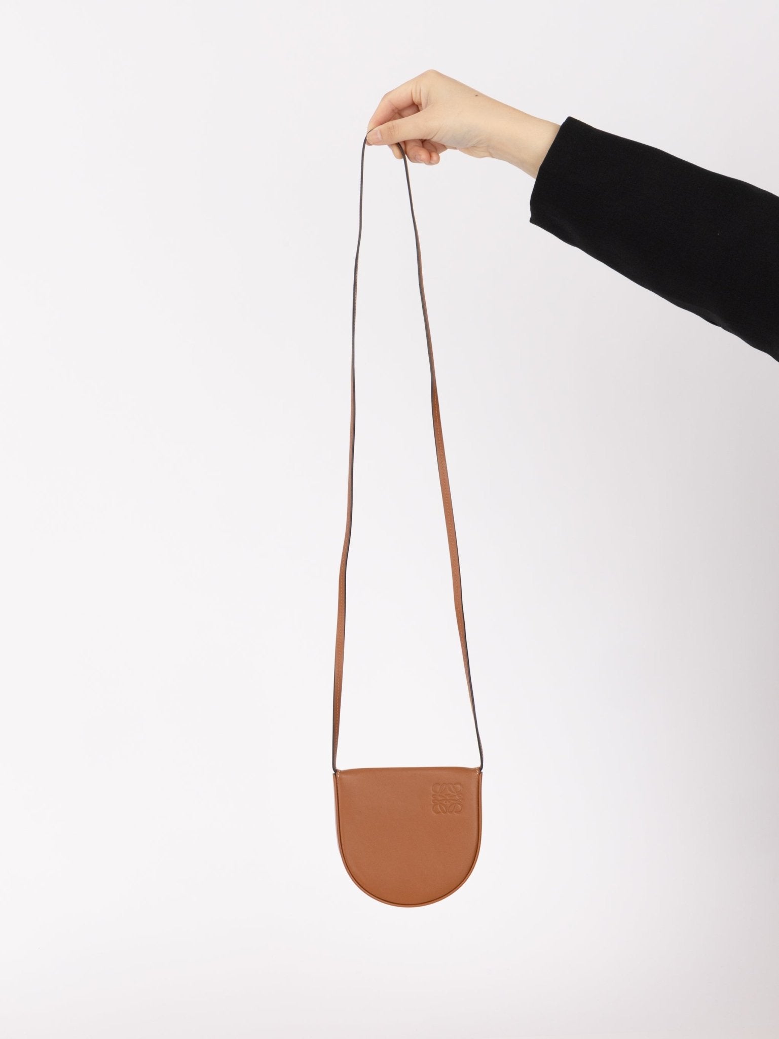 Loewe Leather Anagram Heel Mini Crossbody - FashioNica