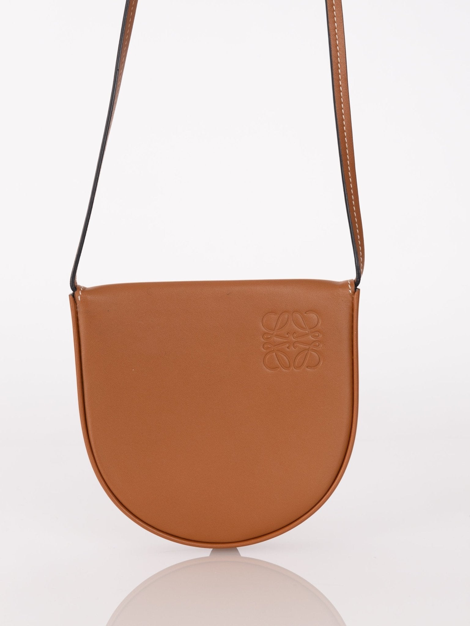 Loewe Leather Anagram Heel Mini Crossbody - FashioNica