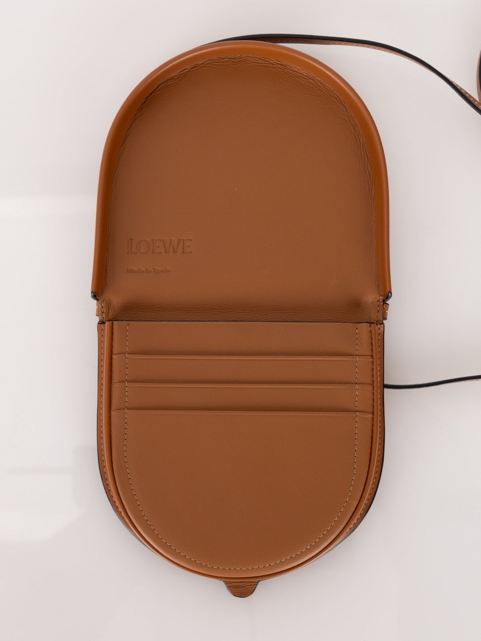 Loewe Leather Anagram Heel Mini Crossbody - FashioNica