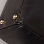 Loewe Leather Embossed Logo Tote Bag - FashioNica