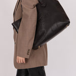 Loewe Leather Embossed Logo Tote Bag - FashioNica