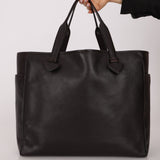 Loewe Leather Embossed Logo Tote Bag - FashioNica