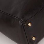 Loewe Leather Embossed Logo Tote Bag - FashioNica