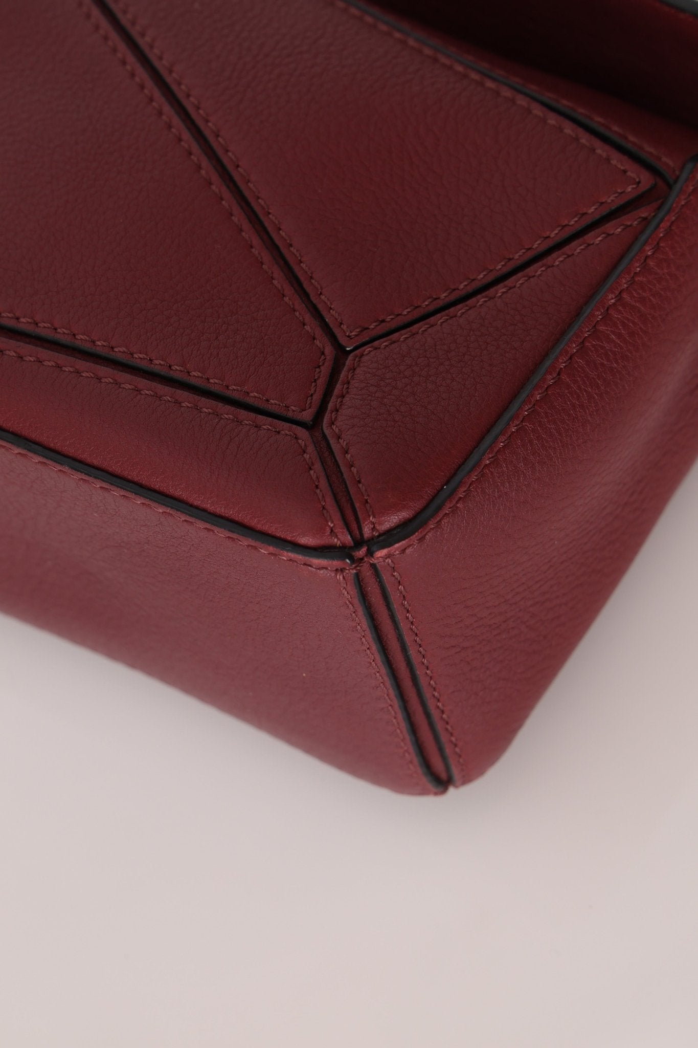 Loewe Leather Mini Puzzle Bag with Loewe Rugby Strap - FashioNica