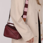 Loewe Leather Mini Puzzle Bag with Loewe Rugby Strap - FashioNica