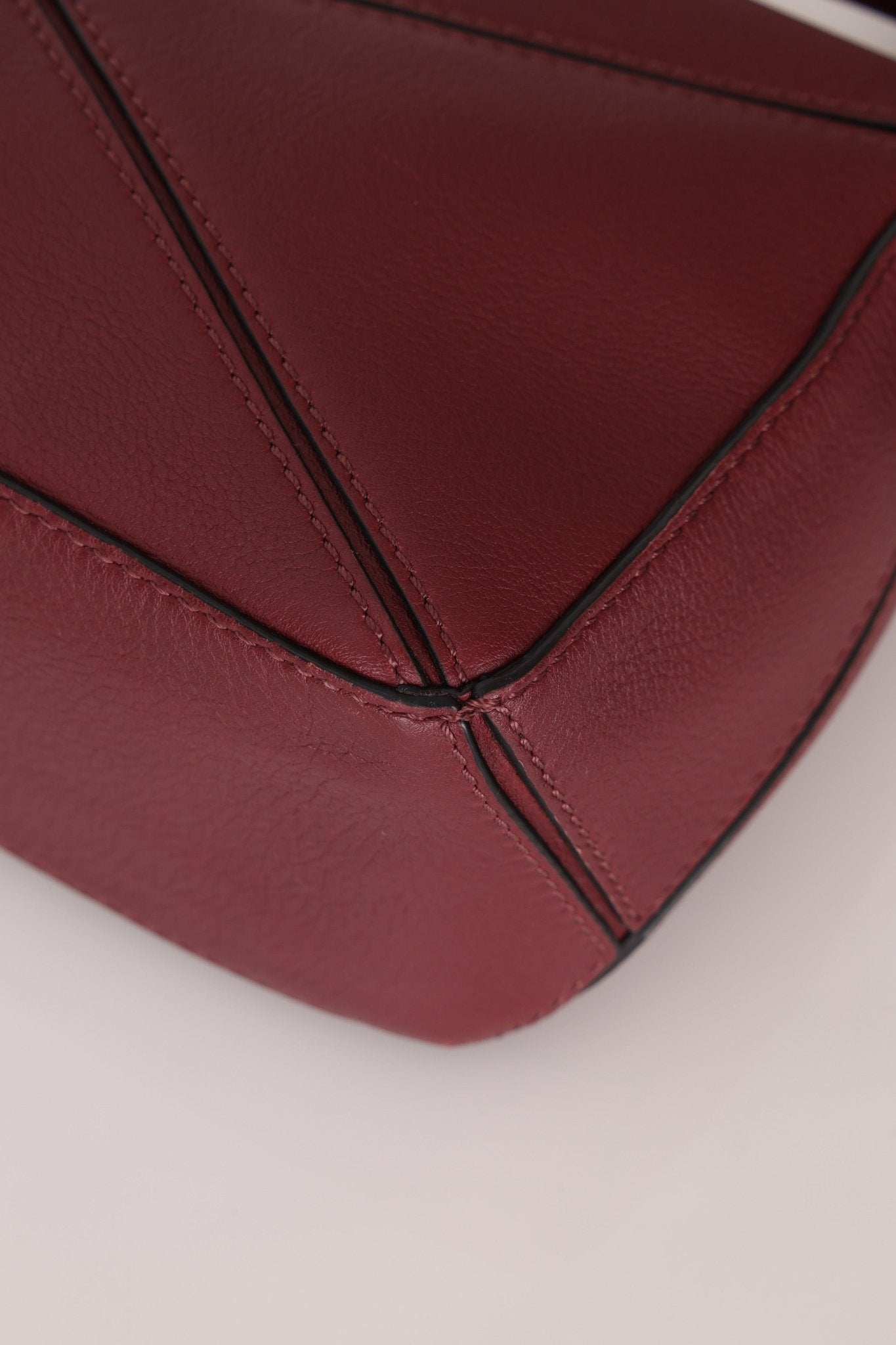 Loewe Leather Mini Puzzle Bag with Loewe Rugby Strap - FashioNica