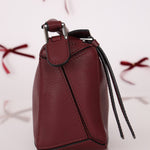 Loewe Leather Mini Puzzle Bag with Loewe Rugby Strap - FashioNica