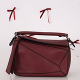 Loewe Leather Mini Puzzle Bag with Loewe Rugby Strap - FashioNica