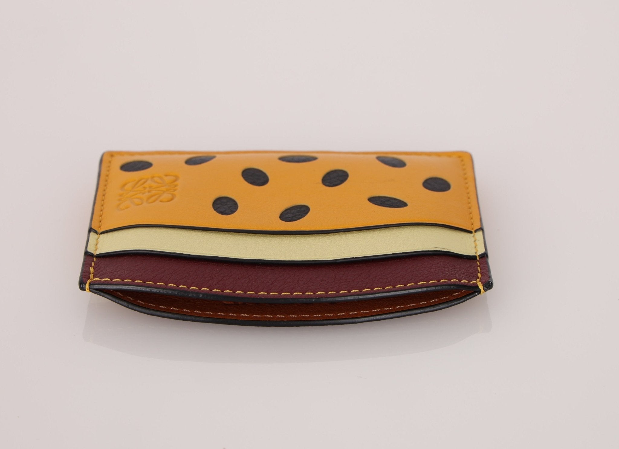 Loewe Leather Passion Fruit Cardholder - FashioNica
