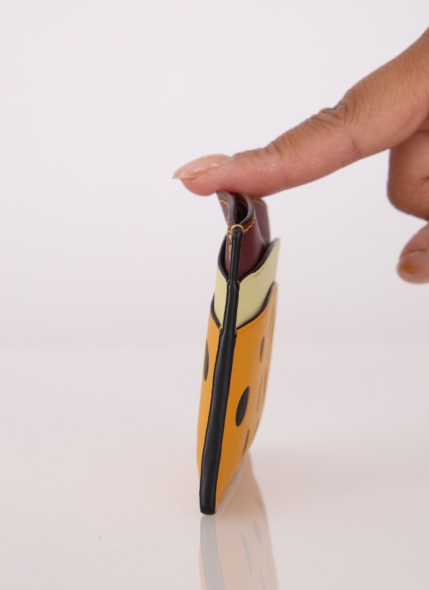 Loewe Leather Passion Fruit Cardholder - FashioNica