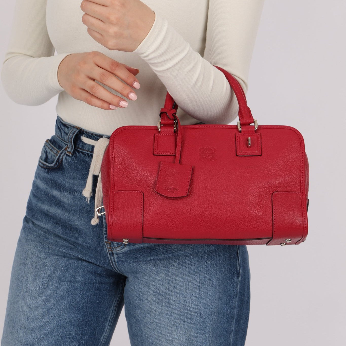Loewe Leather Raspberry Amazona 28 - FashioNica