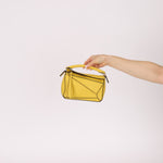 Loewe Lemon Yellow Mini Puzzle Bag - FashioNica