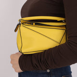 Loewe Lemon Yellow Mini Puzzle Bag - FashioNica