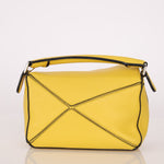 Loewe Lemon Yellow Mini Puzzle Bag - FashioNica