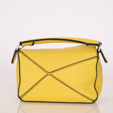 Loewe Lemon Yellow Mini Puzzle Bag - FashioNica