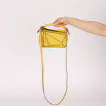 Loewe Lemon Yellow Mini Puzzle Bag - FashioNica