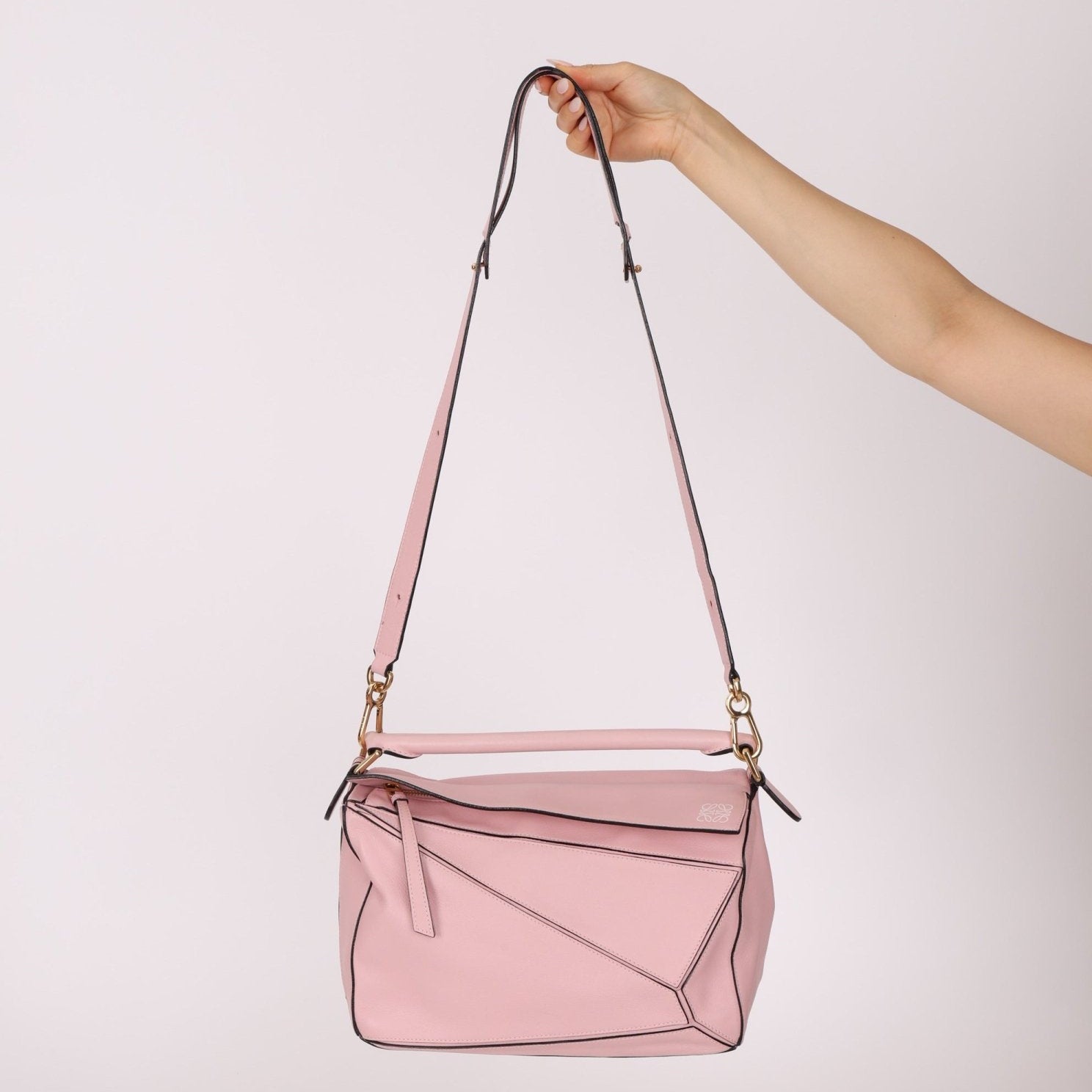 Loewe Light Pink Medium Puzzle - FashioNica