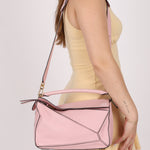 Loewe Light Pink Medium Puzzle - FashioNica