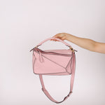Loewe Light Pink Medium Puzzle - FashioNica