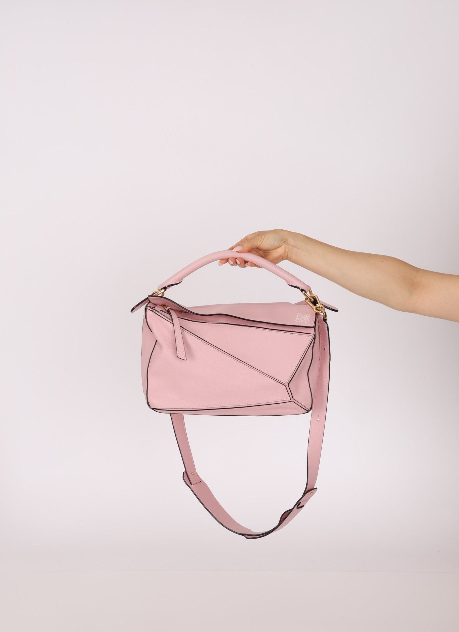 Loewe Light Pink Medium Puzzle - FashioNica