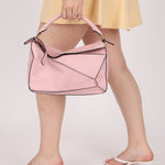 Loewe Light Pink Medium Puzzle - FashioNica