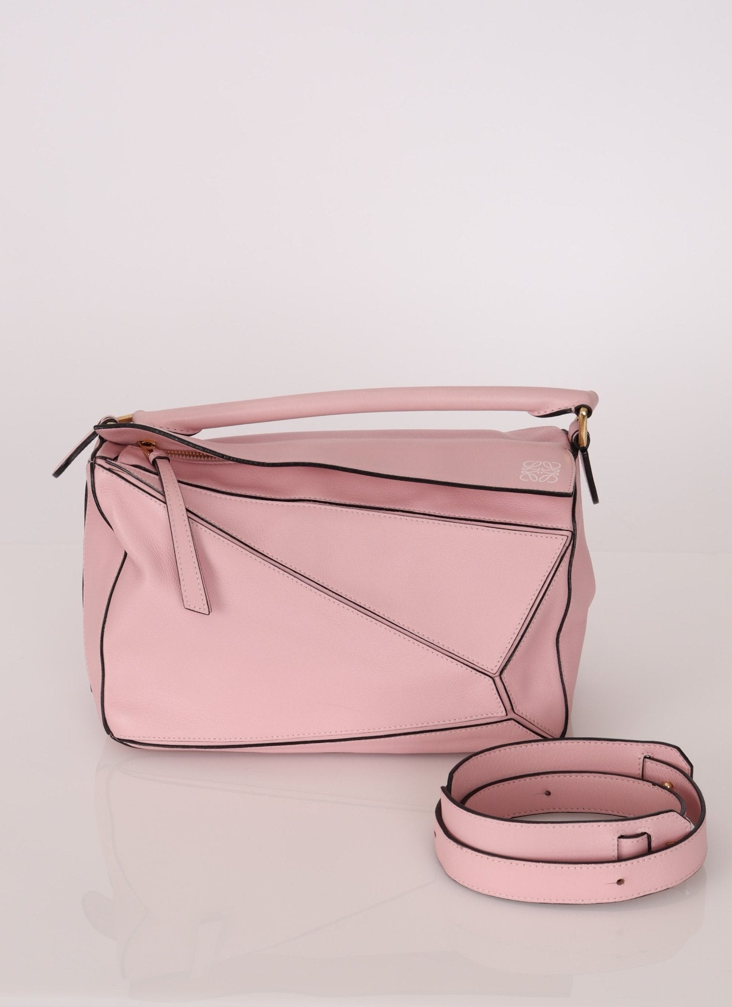 Loewe Light Pink Medium Puzzle - FashioNica