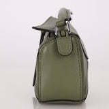 Loewe Matcha Leather Nano Puzzle - FashioNica