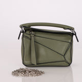 Loewe Matcha Leather Nano Puzzle - FashioNica