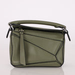 Loewe Matcha Leather Nano Puzzle - FashioNica