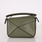 Loewe Matcha Leather Nano Puzzle - FashioNica