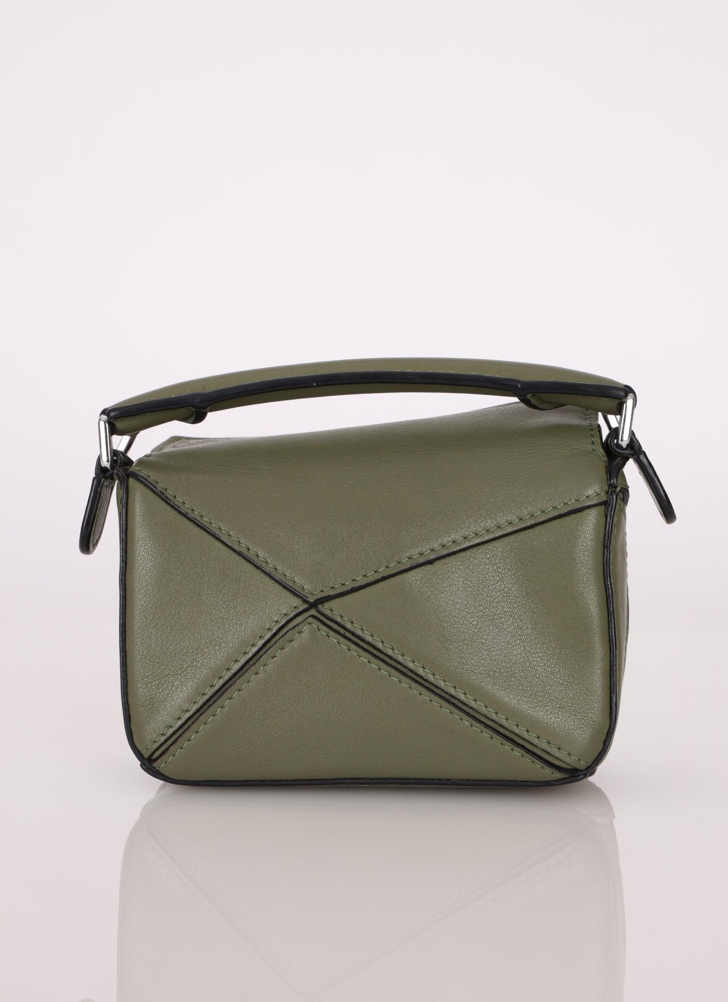 Loewe Matcha Leather Nano Puzzle - FashioNica