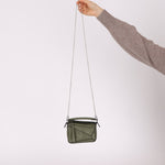 Loewe Matcha Leather Nano Puzzle - FashioNica