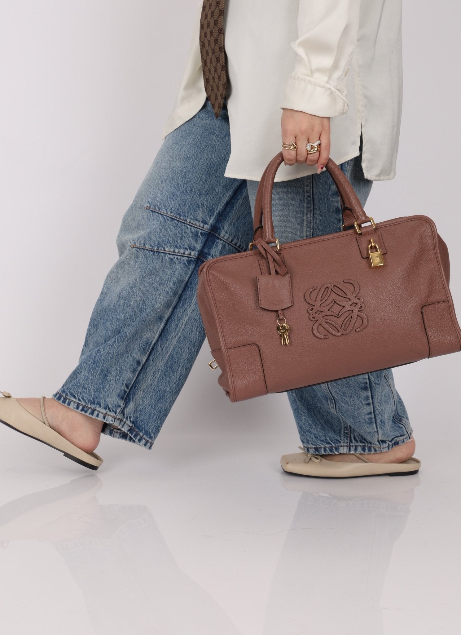 Loewe Mauve Amazona Bag 36 - FashioNica