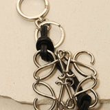 Loewe Metal Anagram and Calfskin Bag Charm - FashioNica