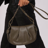Loewe Olive Calfskin Paseo Flap - FashioNica
