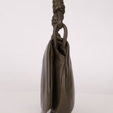 Loewe Olive Calfskin Paseo Flap - FashioNica