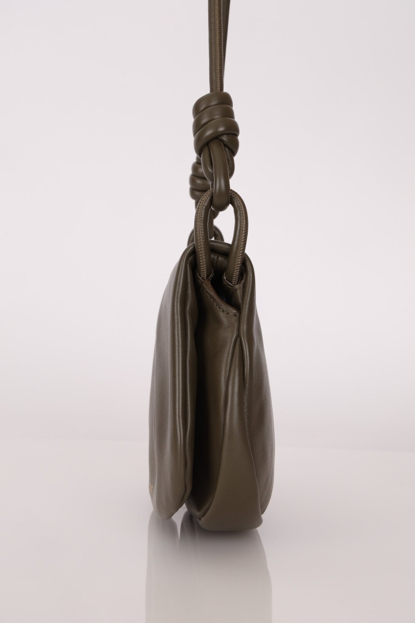 Loewe Olive Calfskin Paseo Flap - FashioNica